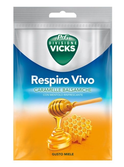 VICKS RESPIRO VIVO CARAM MIELE VICKS RESPIRO VIVO CARAM MIELE