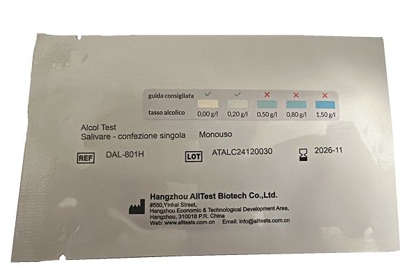 ALLTEST ALCOL RAPID TEST STRIP ALLTEST ALCOL RAPID TEST STRIP