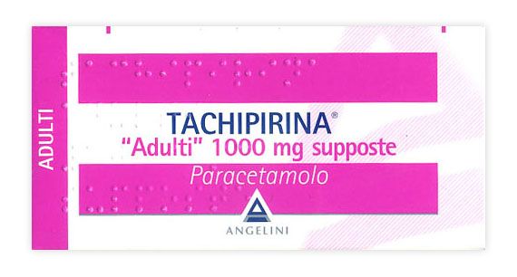 TACHIPIRINA*AD 10SUPP 1000MG TACHIPIRINA*AD 10SUPP 1000MG