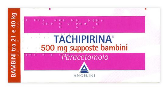 TACHIPIRINA*BB 10SUPP 500MG TACHIPIRINA*BB 10SUPP 500MG