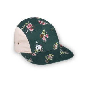 XS Unified Kids 5-Panel Hat, Color: Green Floral