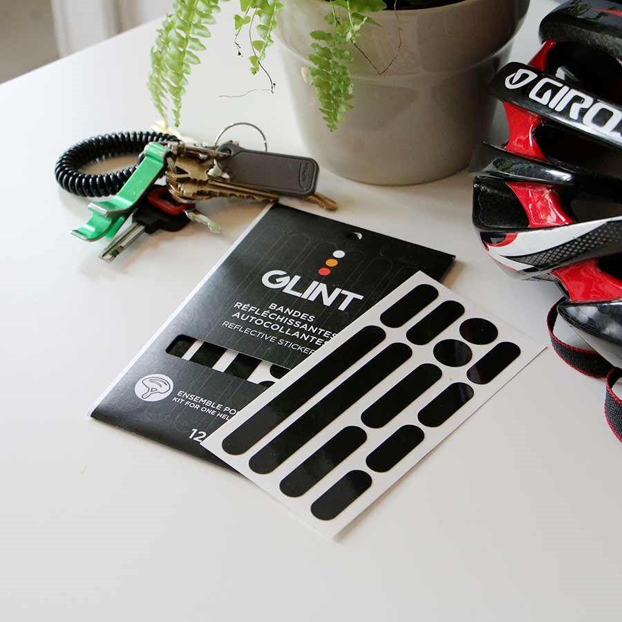 Glint Helmet Stickers, Color: Black