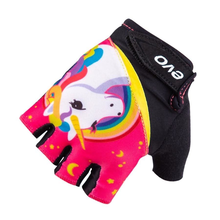 EVO Palmer Kids Gloves, Color: Unicorn, Size: U