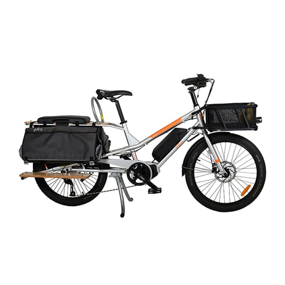 Yuba Kombi E5 9 Speed, Shimano E 5000, Hydraulic, Color: Silver