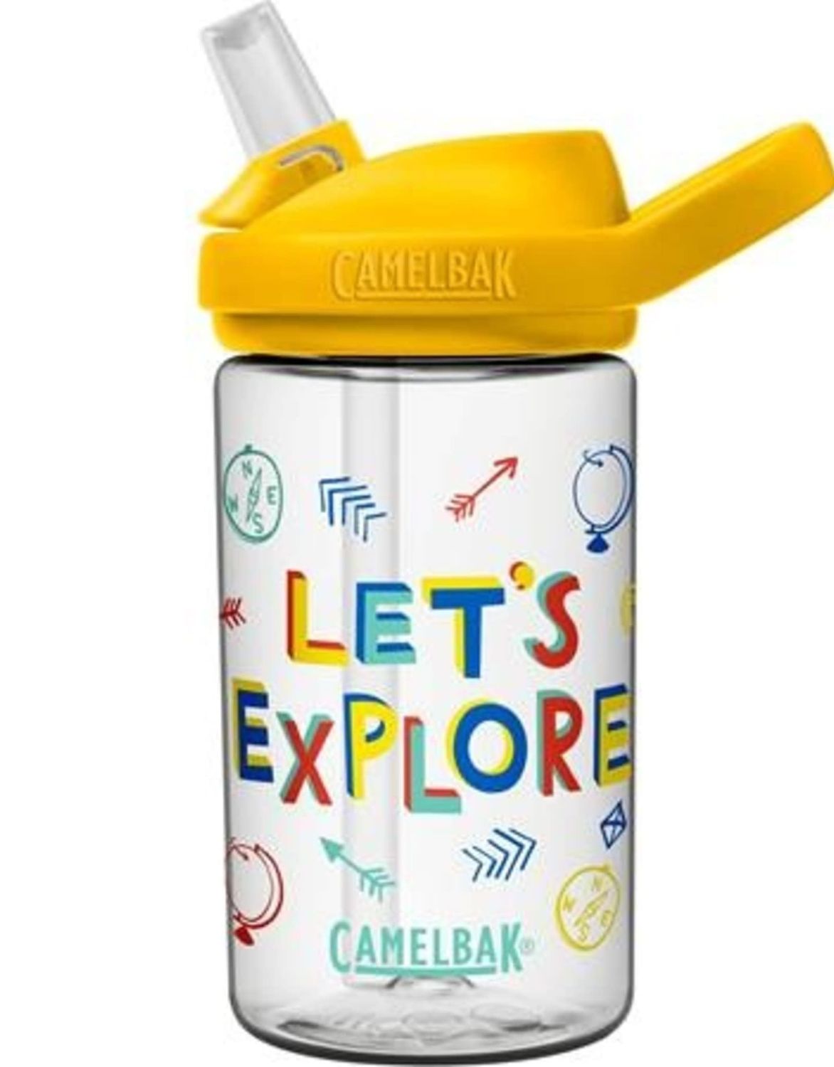 Camelbak Eddy+ 14oz Kids Waterbottle, Color: Let's Explore!