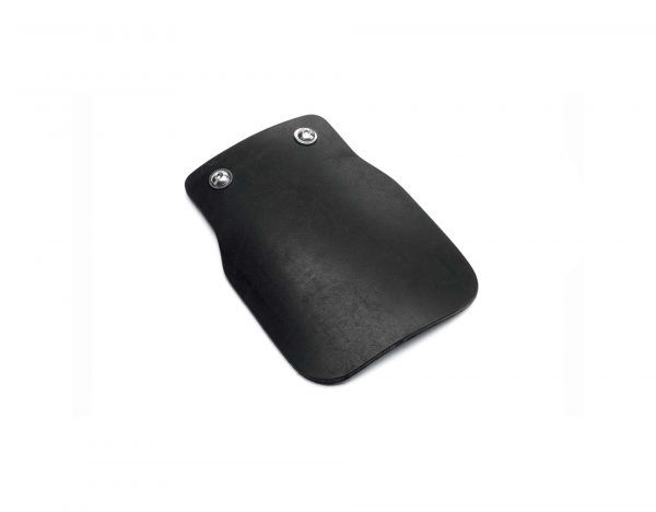 Benno Leather Mud Flap, Color: Black