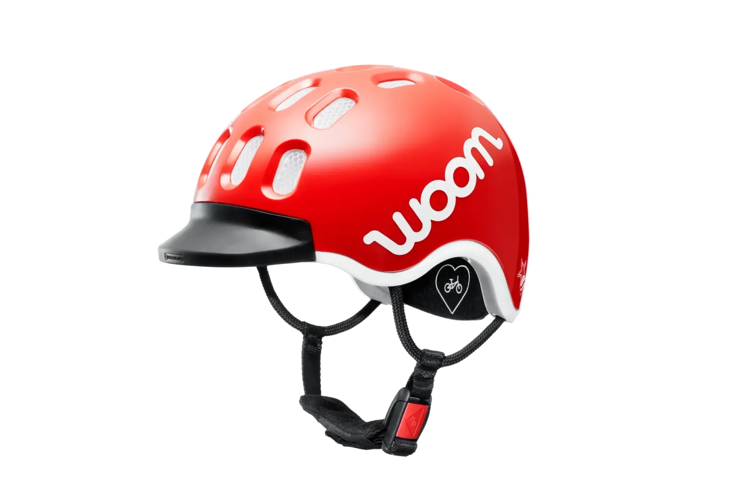 WOOM Kids' Bike Helmet, Color: X-Small, Size: Woom Red