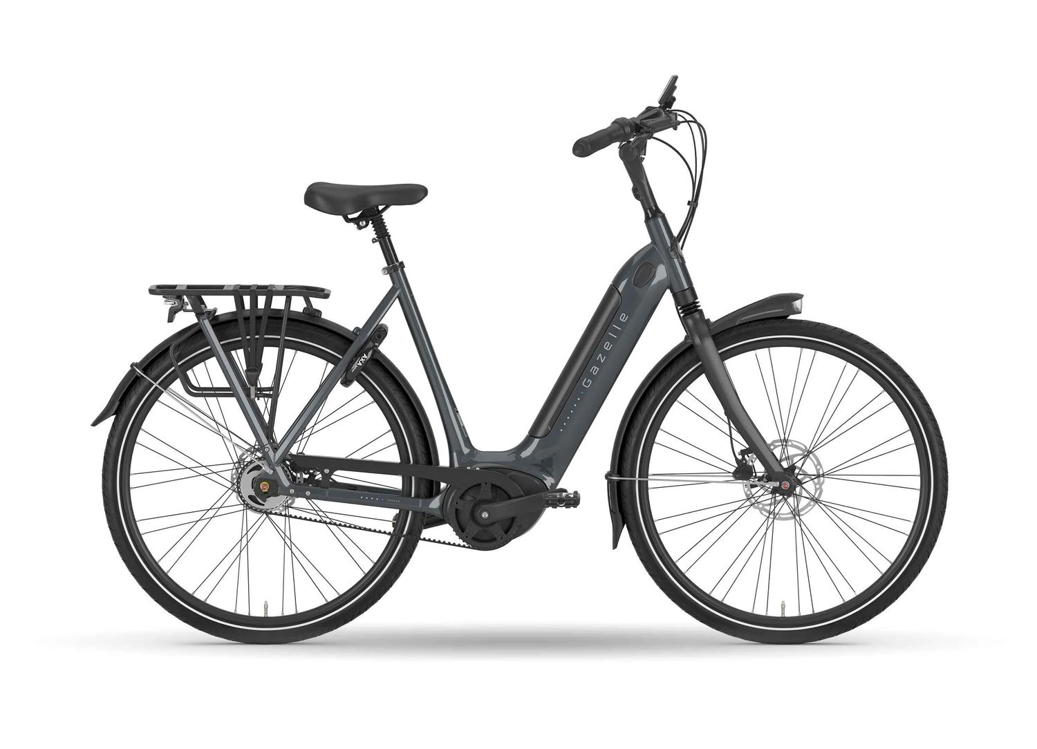 Gazelle Arroyo C5, Elite Belt, Color: Petrol Blue, Size: 46cm