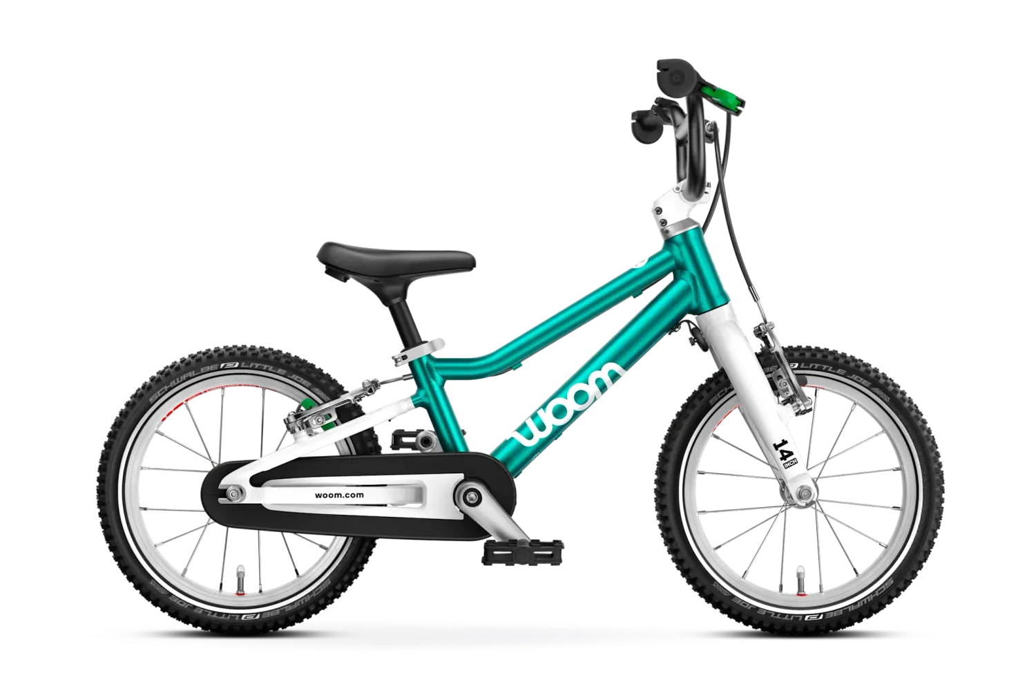 WOOM Go 2 with Freewheel , Color: Metallic Turquoise