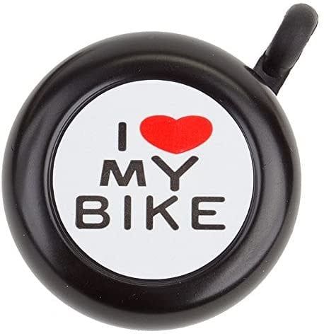 Dimension "I Heart My Bike" Black Bell