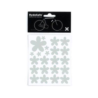 Rydesafe Reflective Flower Stickers