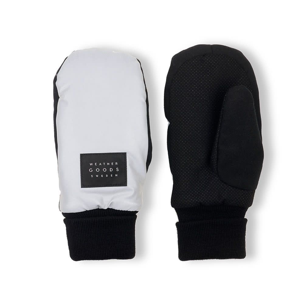 WeatherGoods Sweden, Luna Mittens, Color: Silver, Size: S/M