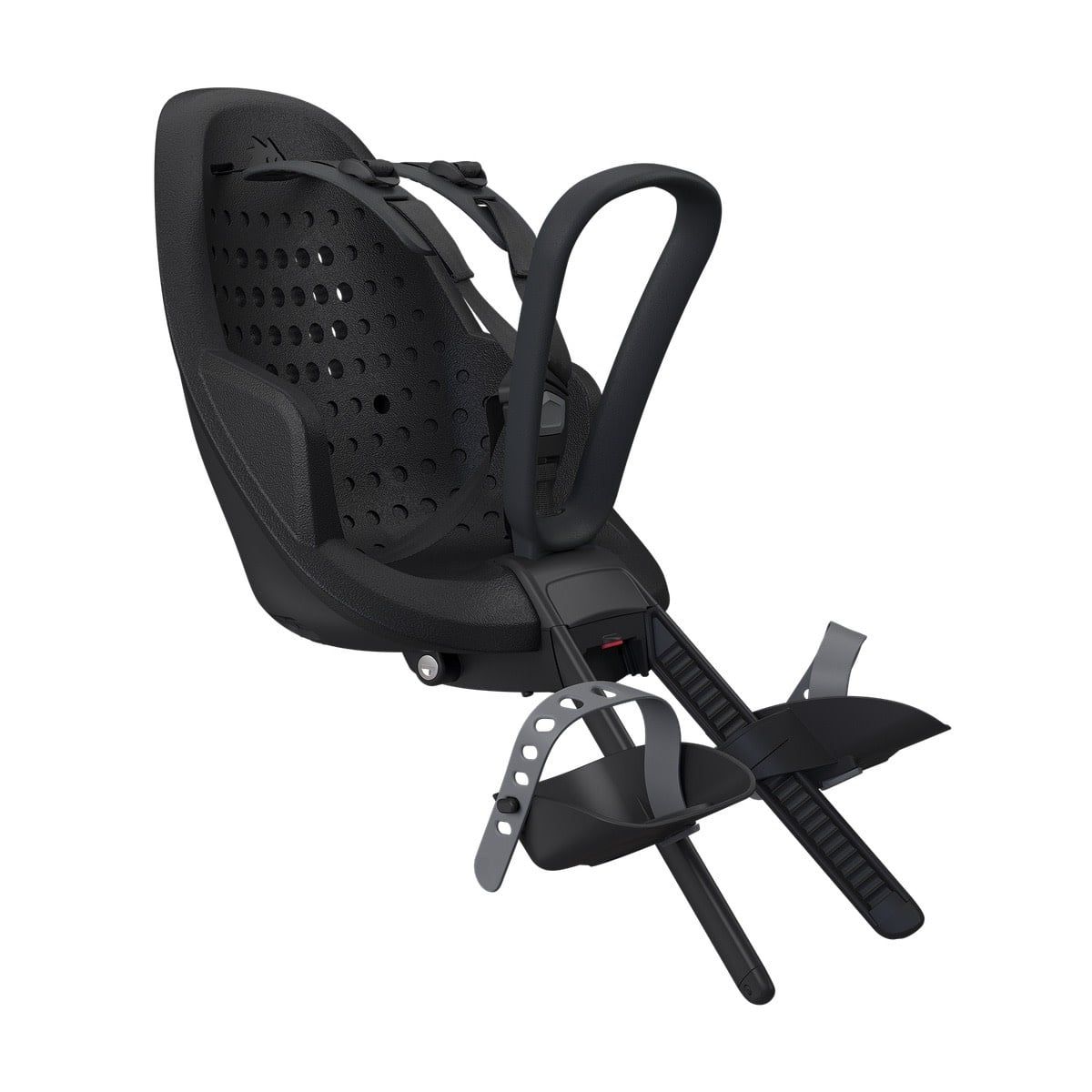 Thule Yepp Mini 2 Front Mount Child Bike Seat, Color: Midnight Black