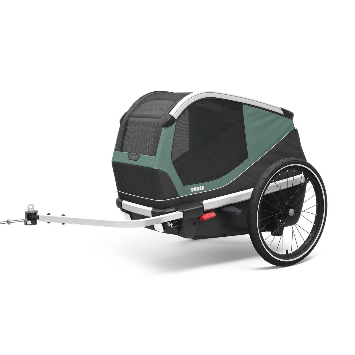 Thule Bexey Hazy Pet Trailer, Green, Size: Medium