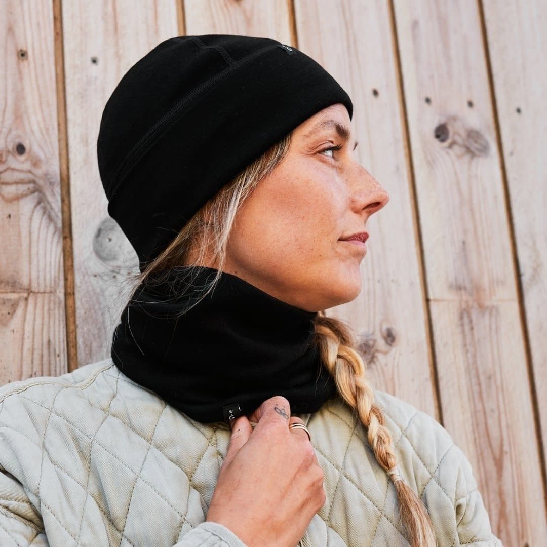 WeatherGoods Merino Neckwarmer, Color: Black
