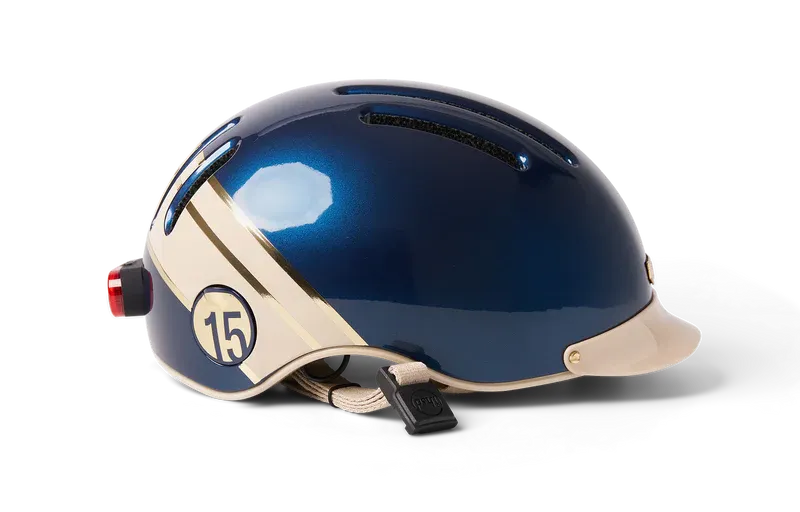 Thousand Chapter+ MIPS Limited Edition Gold Line Helmet, Color: Midnight Blue, Size: Small