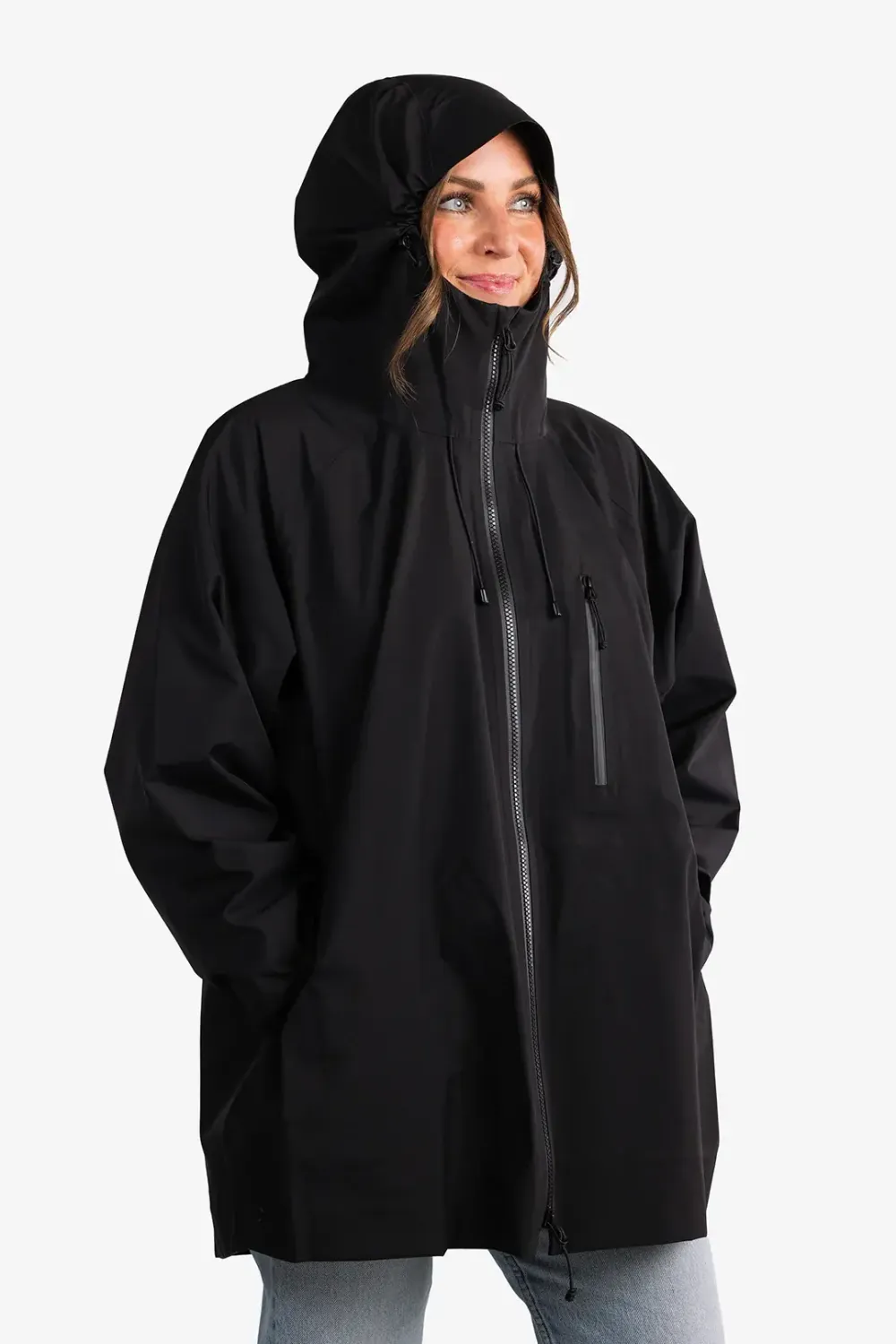 San Poncho, Legacy Poncho V3, Color: Black, Size: Extra-Small