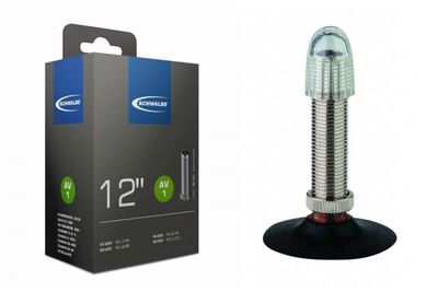Schwalbe AV 1, 12"x1.75"-2.25", Regular weight, 40mm Schrader valve