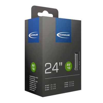 Schwalbe AV10, 24"x1.50"-2.50", Regular weight, 40mm Schrader valve