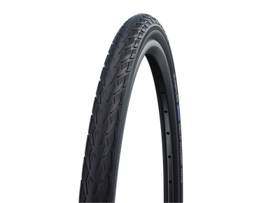 Schwalbe Delta Cruiser Plus, Active Line, Wire Bead, 47-406, 20x1.75, PunctureGuard, Schwalbe Basic Compound, Black, Reflex Reflective Strip