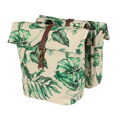 Basil, Ever-green, Double Pannier, 28L, Print