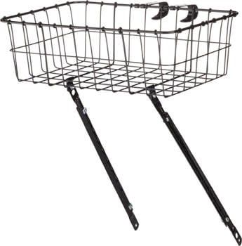 Wald, Standard Medium Gloss Black Basket, front
