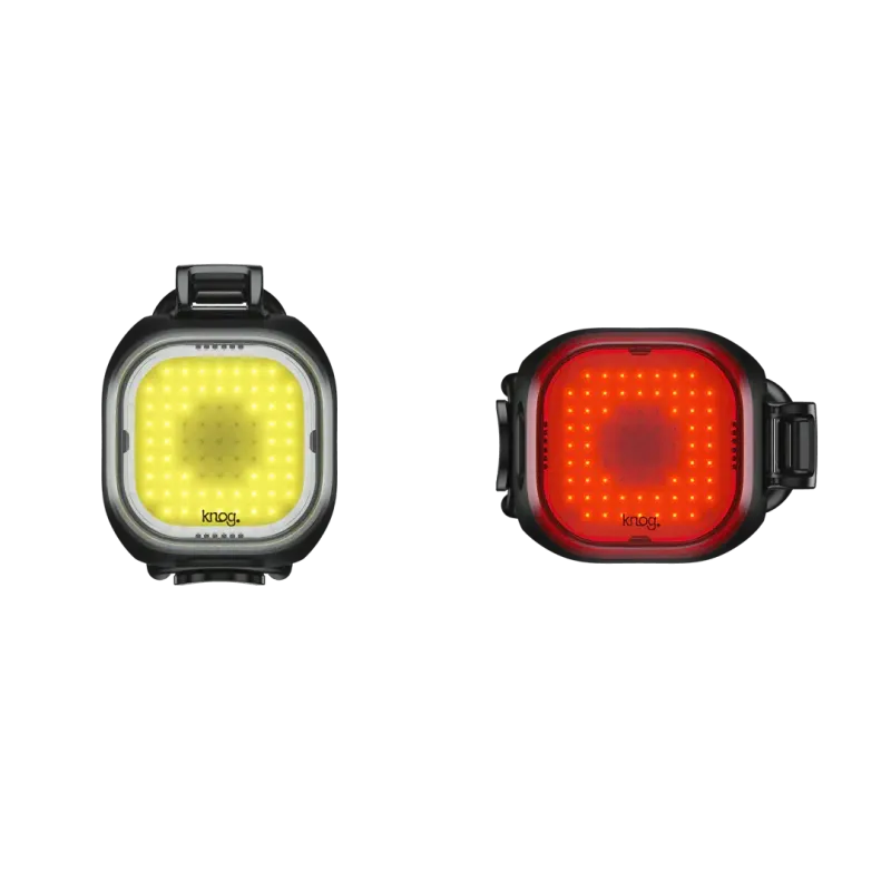 Knog Blinder Mini Square; light twin pack