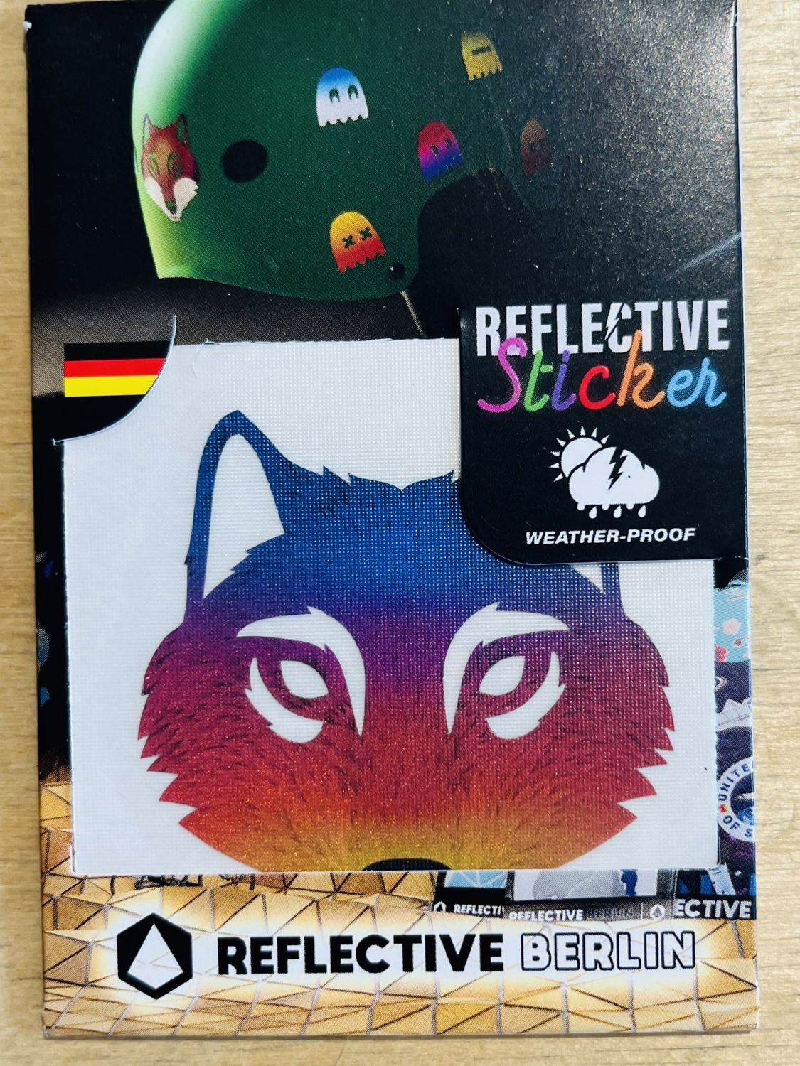 Fahrer Berlin Reflective Decal Wolf