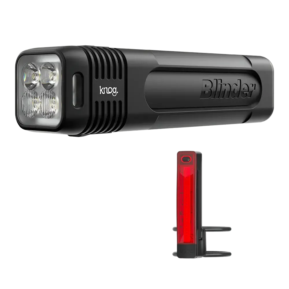 Knog Blinder 600 front &amp; Plus 20 rear; lights pack