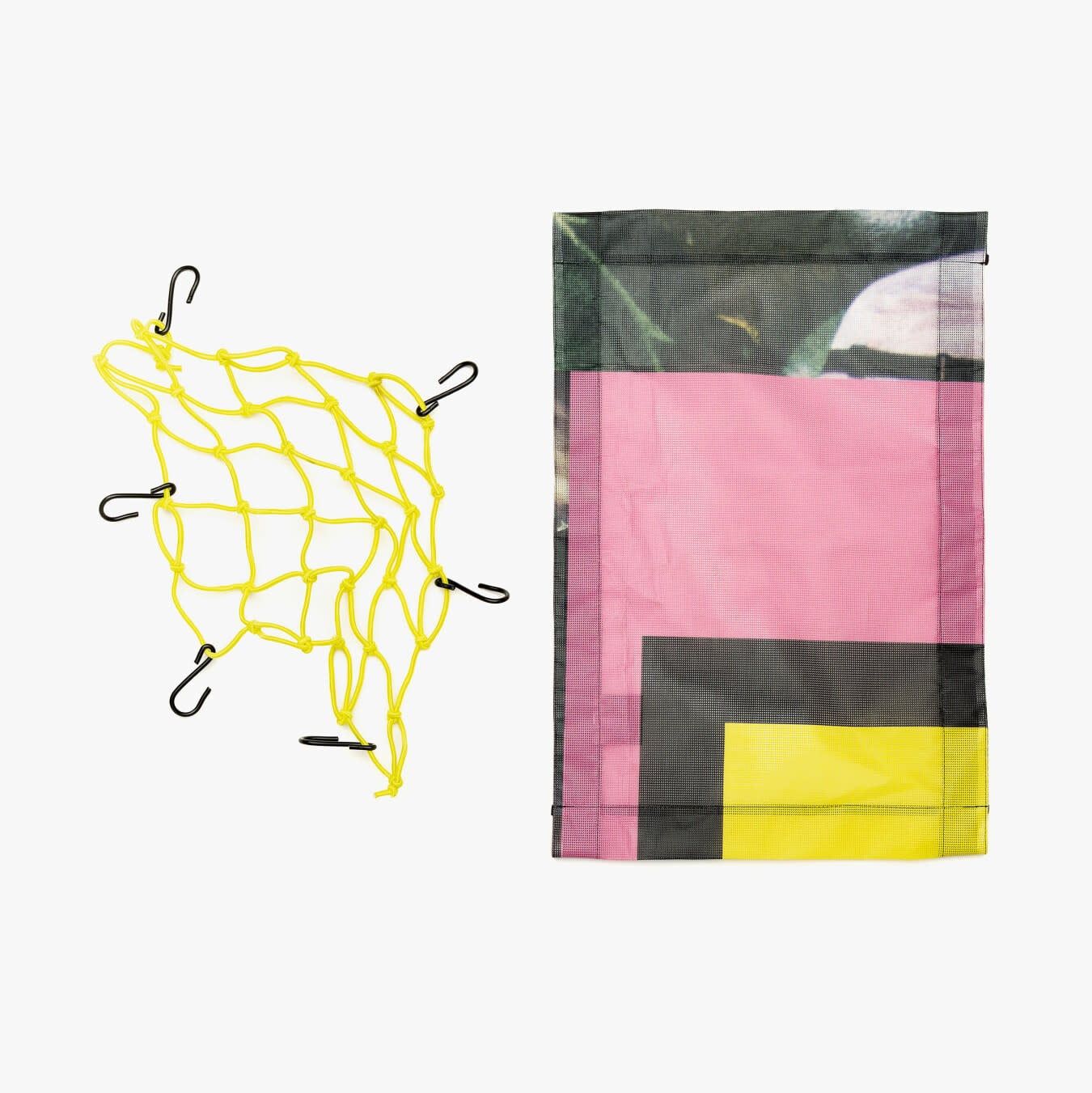 muli, Transport net with cargo net