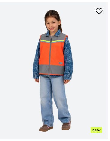 GoFluo Yades, Kids' Reflective Vest, Size: 2-3 Y