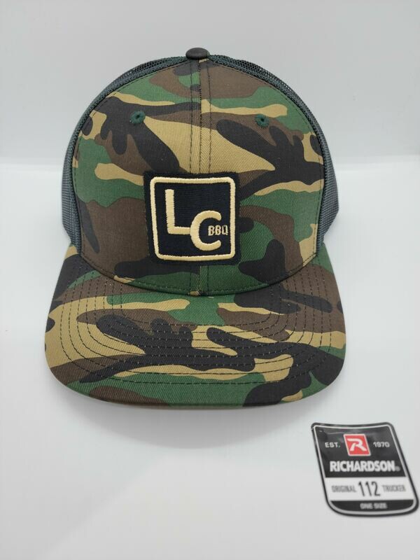Camo Richardson 112 Centered Logo LC BBQ Hat