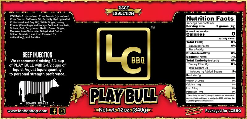 PlayBull - Competition Brisket Injection - 12oz Shaker