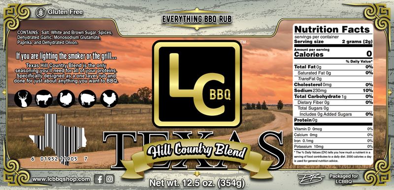 Texas Hill Country Blend - 12.5oz Shaker