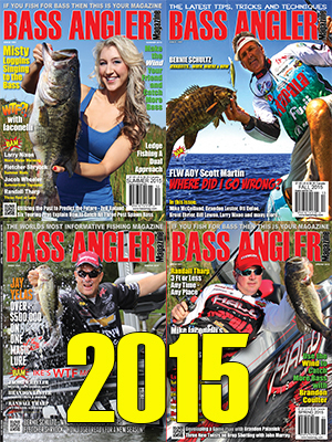 2015 BASS ANGLER Magazine Back Issue Set