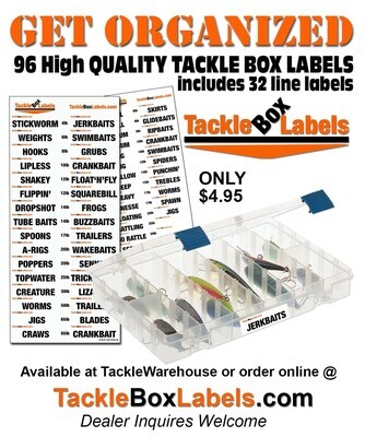 Tackle Box Labels