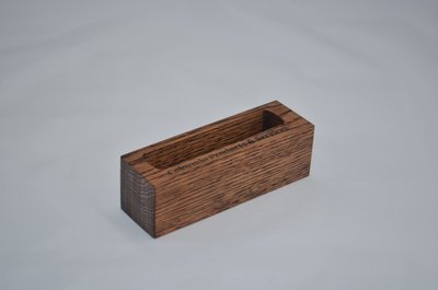 Oak Business Card Holder