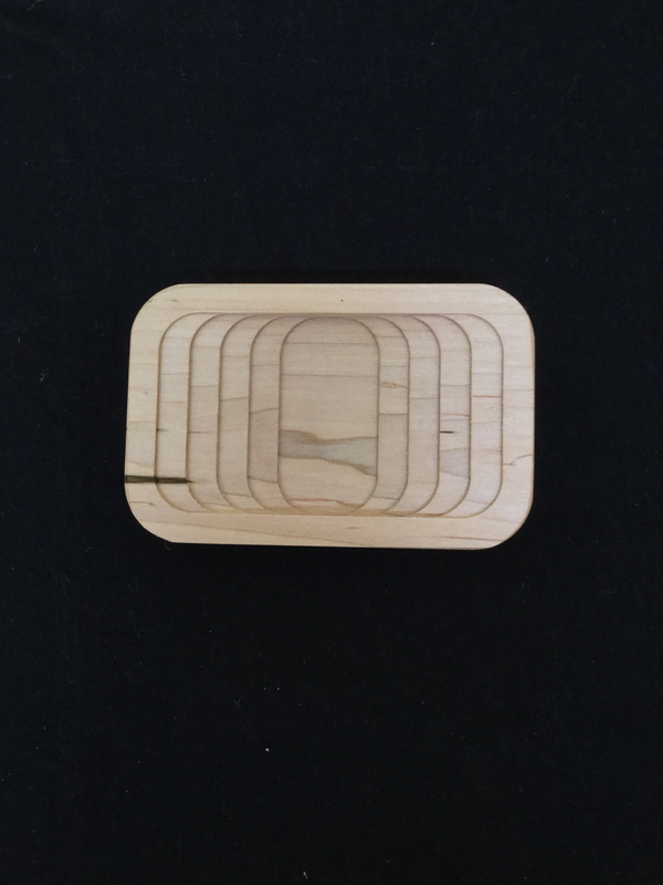 Lotion Bar / Soap Dish (Maple)