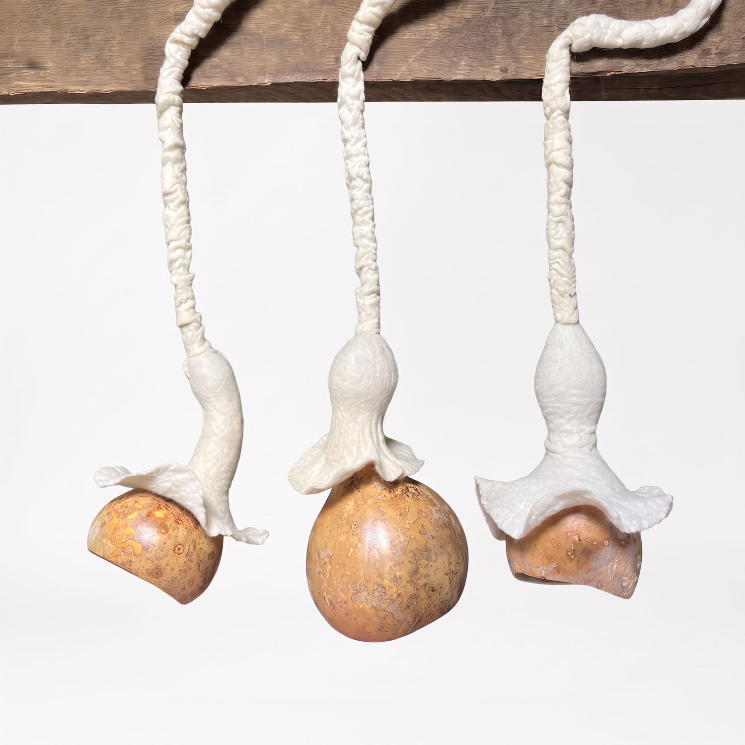 Trío de Lámparas Colgantes "Calabaza Pelegrino" Trío de Lámparas Colgantes "Calabaza Pelegrino"