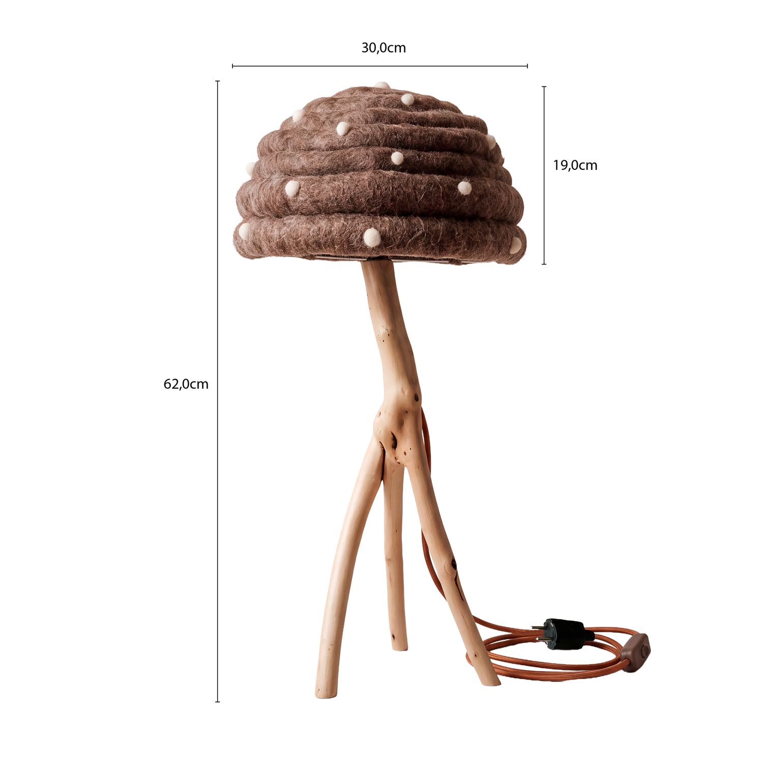 Lampara de mesa Boletus Lampara de mesa Boletus