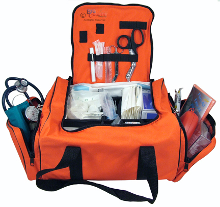 Filled Orange Attack Bag