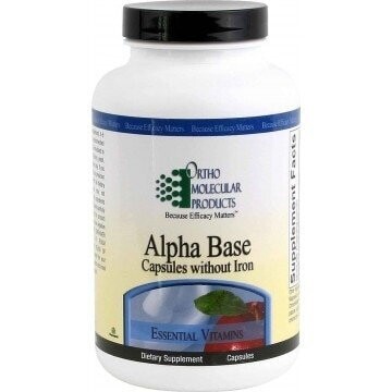 Alpha Base without Iron _ [Size: 120 Capsules] _ 152120 (OMP)