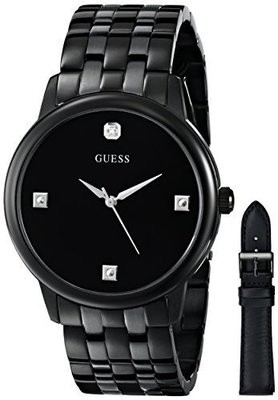 Guess Mens Quartz Two-tone ( and Rose Gold-tone) Stainless S