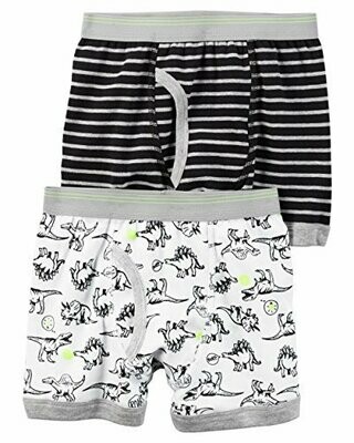 Carter&#39;s Little Boys&#39; Boxer Brief 2-pack (2-3T, Dino 2)