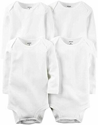 Carter&#39;s Baby Multi-Pk Bodysuits 126g388, White, 24 Months