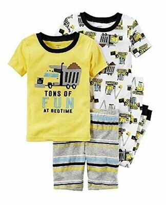 Carter&#39;s Boys&#39; 9M-5T 4-Piece Construction Set 18 Months