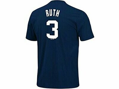 New York Yankees Babe Ruth Youth Navy Name and Number T-shirt