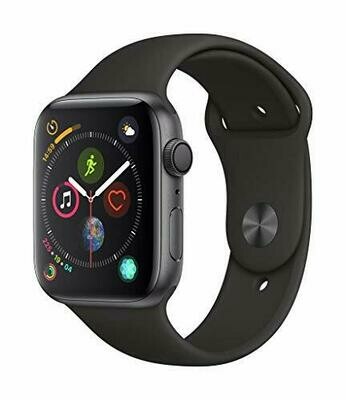 Apple Watch Series 4 44mm GPS Only, Space Gray Aluminum - Black Sport Band ( Refurbished)