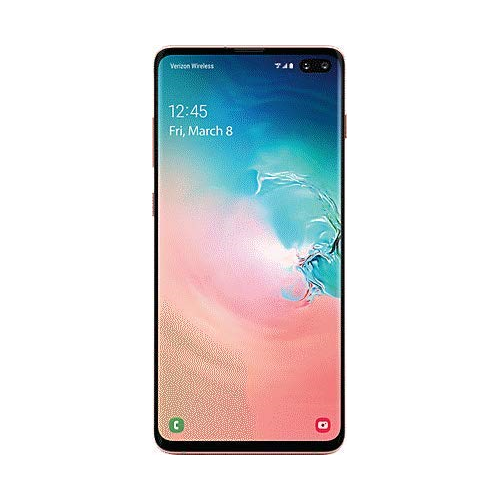 Samsung Galaxy S10+ Factory Unlocked Phone with 512GB (U.S. Warranty), Ceramic White (Certified Refurbished)