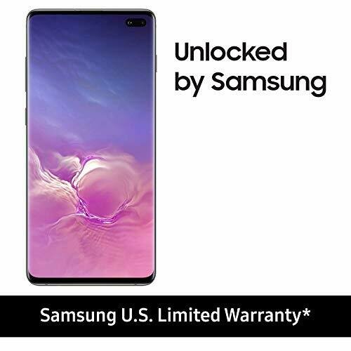 Samsung Galaxy S10+ Factory Unlocked Phone with 1TB (U.S. Warranty), Ceramic Black (Certified Refurbished)